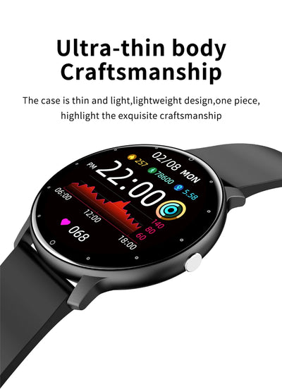 LIGE 2023 New Smart Watch Women Full Touch Screen Sport Fitness Watches IP67 Waterproof Bluetooth For Android ios smartwatch Men