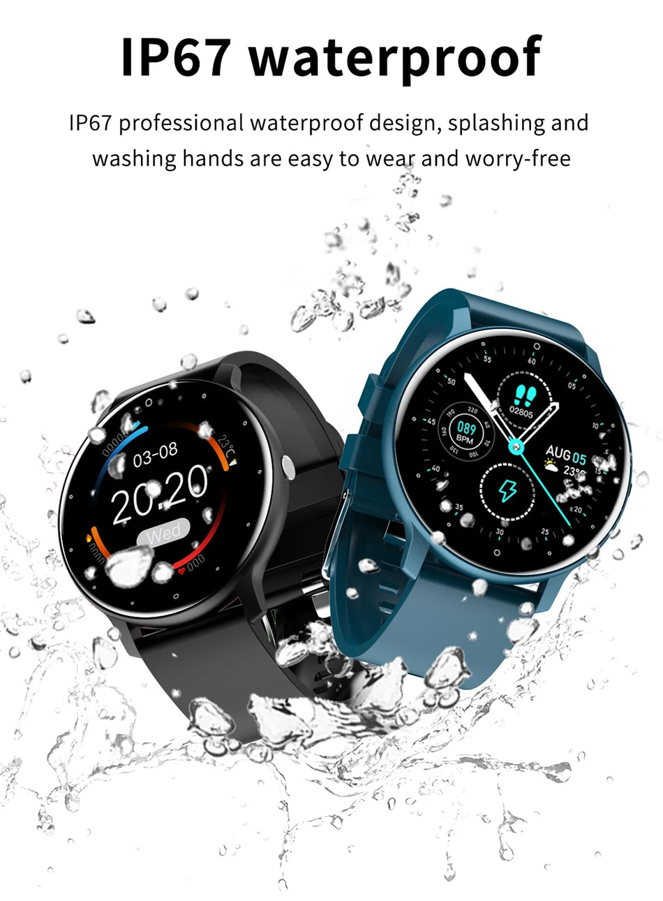 LIGE 2023 New Smart Watch Women Full Touch Screen Sport Fitness Watches IP67 Waterproof Bluetooth For Android ios smartwatch Men