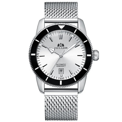 Man Sports Stainless Steel Strap Wrist Watch