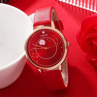 5 stück set damenmode quarzuhr weiblichen uhr luxusmarke design frauen uhren einfache damenuhren montre femme