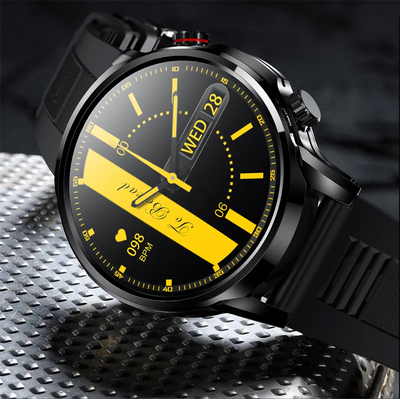 LIGE Motion Trajectory GPS Smart Watch For Men 500Ah Extra-Long Battery Waterproof Steel Rugged Smartwatch Bluetooth Call Watch