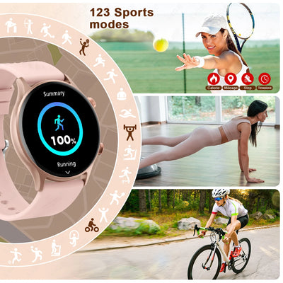 LIGE New Fashion Bluetooth Call Smart Watch Women Physiologic Function Sports Bracelet Waterproof Custom Dial Smartwatch Ladies