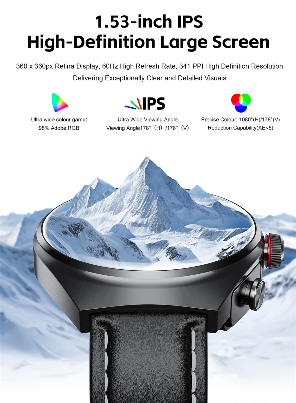 LIGE NFC TWS Earphone Smart Watch Bluetooth Call Waterproof Sports Fitness Men Smartwatch Plays Music Watches Heart Rate Monitor