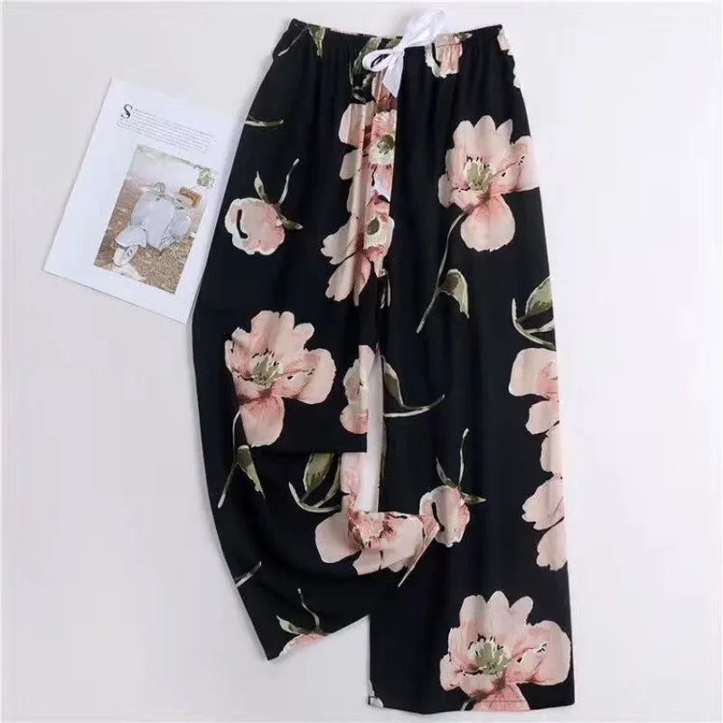 Ladies Floral Pants