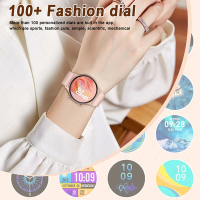 LIGE New Fashion Bluetooth Call Smart Watch Women Physiologic Function Sports Bracelet Waterproof Custom Dial Smartwatch Ladies