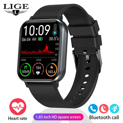 LIGE 2024 Ladies Smart Watches Women Smartwatch Girls Bluetooth Call Fitness Digital Watch Smart Bracelet Electronic Wristwatch